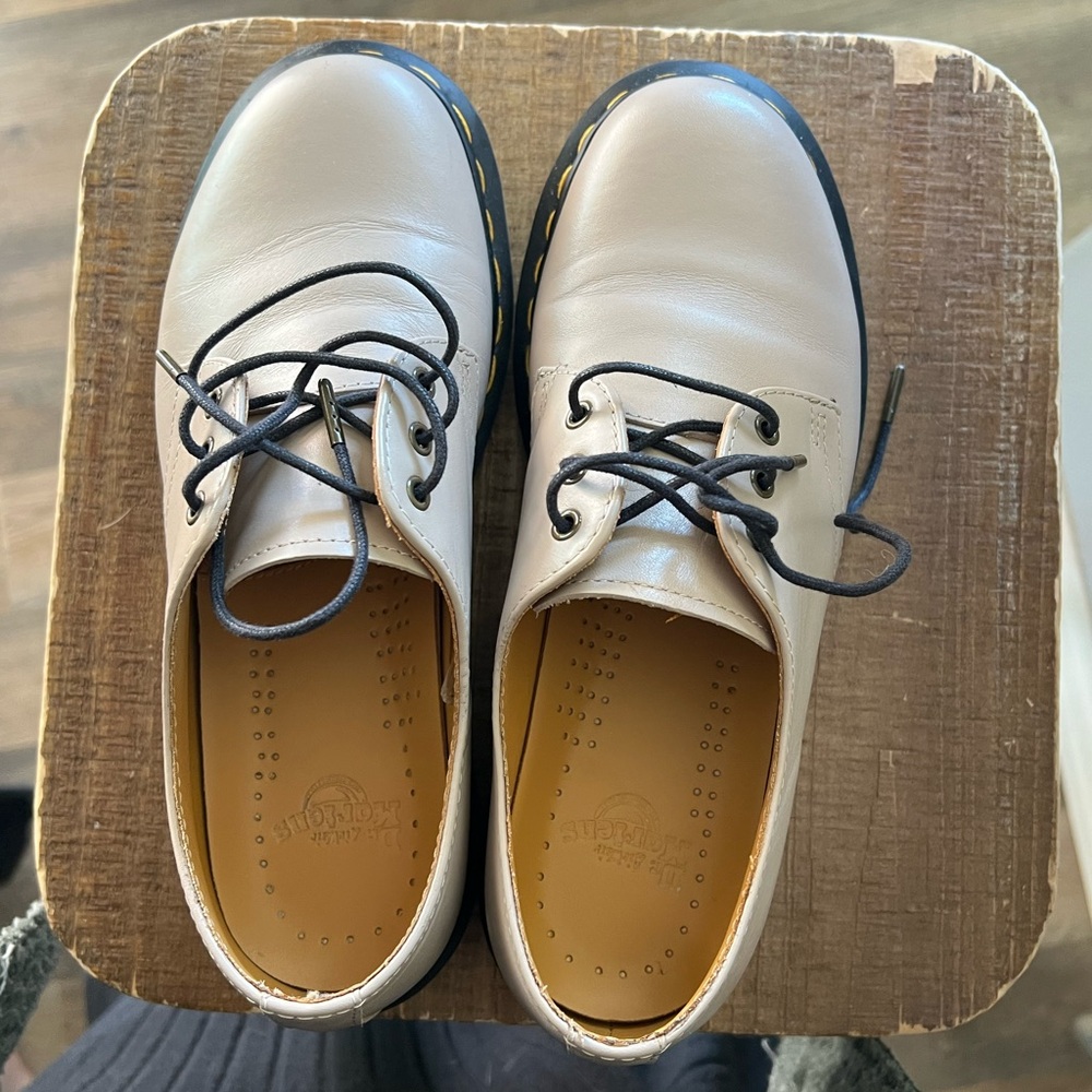 Natural color, Doc Martins women size 7 great condition